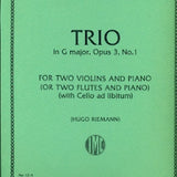 Trio in G Major, Op. 3 No. 1 (Two Flutes)