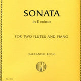 Sonata in E minor (Two Flutes)