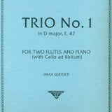 Trio No. 1 in D Major, F. 47 (Two Flutes)