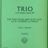 Trio in D Major, Op. 87 (Two Flutes and Alto Flute/Viola/Clarinet)