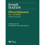 Divertimento - No. 1 In B-Flat No. 1 in B-flat (Woodwind Quintet)