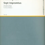 7 Impromptus pour flûte et basson
