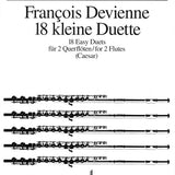 18 duos faciles (deux flûtes)