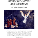 Hymns for Advent and Christmas (Vol. 2) for Unaccompanied Flute