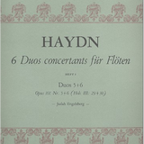 Duos Concertants (6) Op. 101 Vol. 3: Nos. 5 & 6 (Two Flutes)