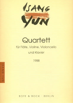 Quartet for Flutes (1986) (Performance Score) – Flute Center