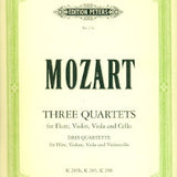 Flute Quartets (K285, K298, and K285b) (Flute, Violin, Viola, Cello)