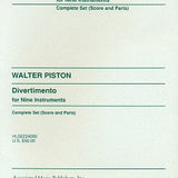 Divertimento for 9 Instruments (1946)