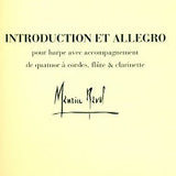 Introduktion und Allegro (Flöte, Klarinette, Harfe, Streicher)