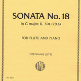 Sonata No. 18 in G major, K. 301/293a (Flute and Piano)