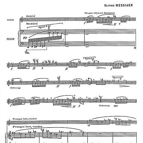 Le Merle Noir (Flöte und Klavier)