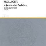 4 Japanische Gedichte (1957/58) (Sopran, Flöte, Bratsche und Harfe)