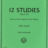 The Progress in Flute Playing, Opus 33, Volume II. 12 Studies of Medium Difficulty (Studies and Etudes)