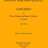 Flute Concerto in D minor QV 5:81 (Flute and Piano)