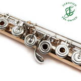 Altus 1207 #12122 - 18K gold clad sterling silver, offset G, split E mechanism, C# trill key, D# roller, B footjoint