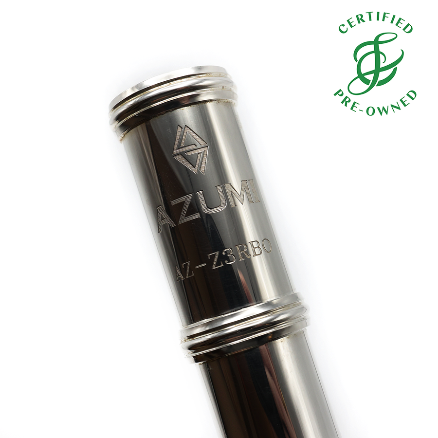 Azumi 3 #UD06726 - Silver tubing, offset G, C# trill key, B footjoint