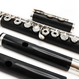 Chris Abell Flute #9 - African Blackwood, offset G, split E mechanism, C footjoint, two headjoints