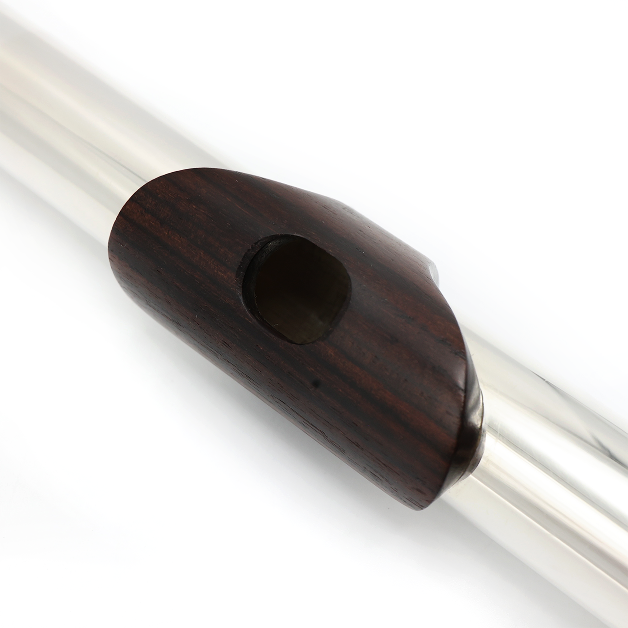 Pere Alcon Headjoint in 950 Silver with Wood Lip Plate and Riser - New