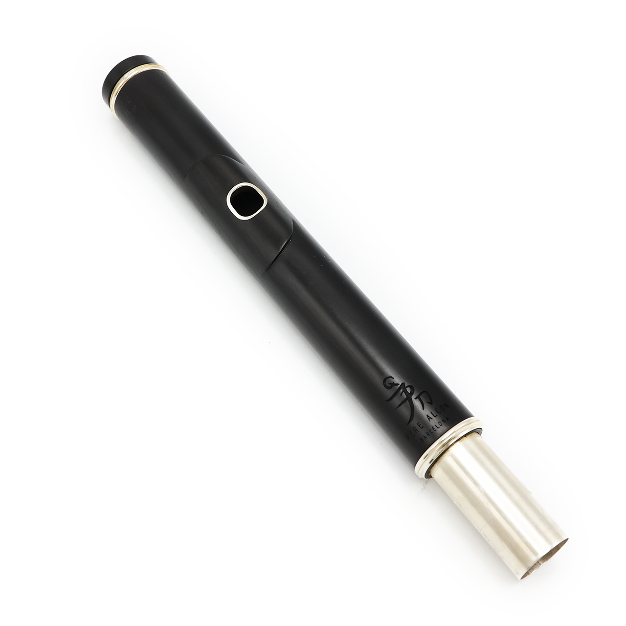 Pere Alcon Grenadilla Headjoint with Silver Riser - New – Flute Center
