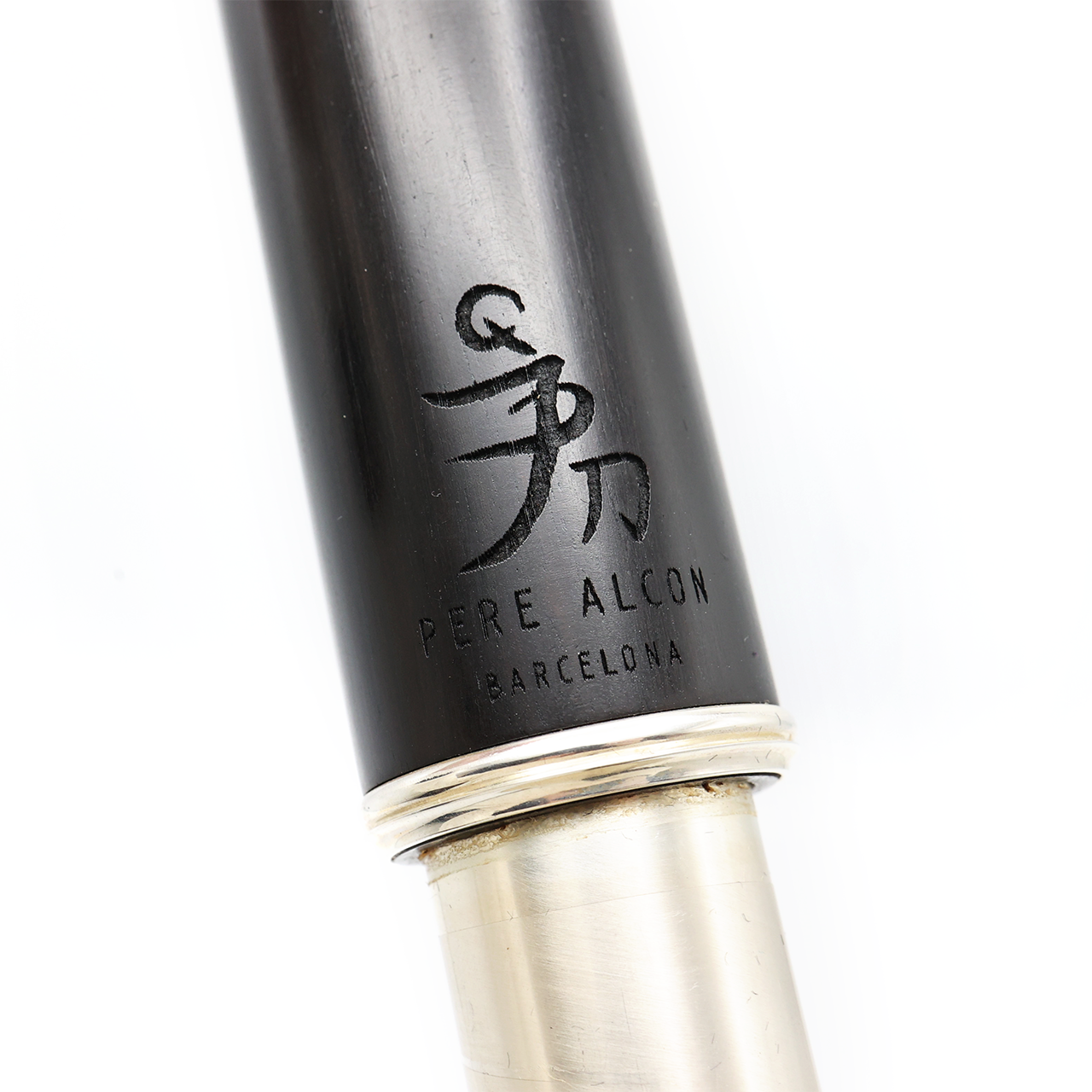 Pere Alcon Grenadilla Headjoint with Silver Riser - New