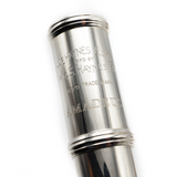 Amadeus 680 Flute #B2307885 - Sterling Silver Headjoint, Offset G, C# Trill Key, B Footjoint, 14K Gold Riser