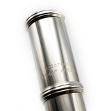 Amadeus 680 Flute #B2307885 - Sterling Silver Headjoint, Offset G, C# Trill Key, B Footjoint, 14K Gold Riser