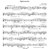 Après un rêve (Alto Flute and Piano)