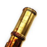 Armstrong 82 n° 81075 - Tube en argent massif plaqué or, patte de sol et de si en ligne