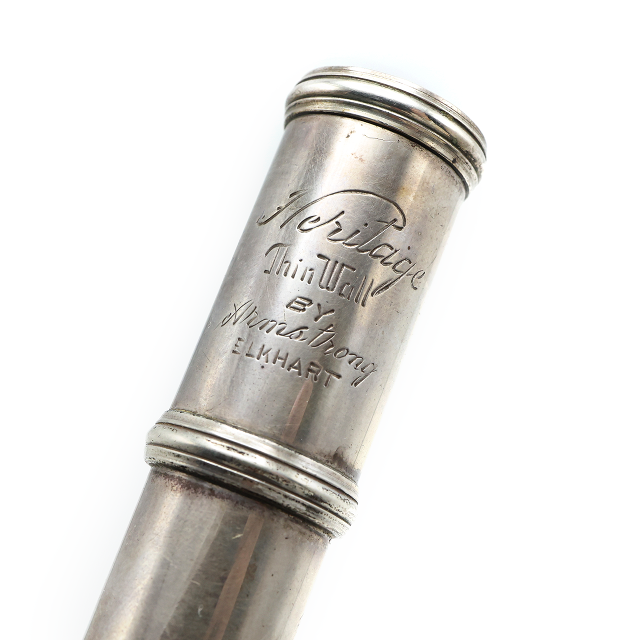 Armstrong Heritage Flute #H1954 - Solid Silver, Inline G, B Footjoint