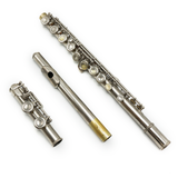 Artley 18-0 Flute #258013 - Silver Plated, Offset G, C Footjoint, Closed Hole Keys