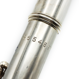 Artley 5-0 Flute #465489 - Silver Headjoint, Inline G, C Footjoint