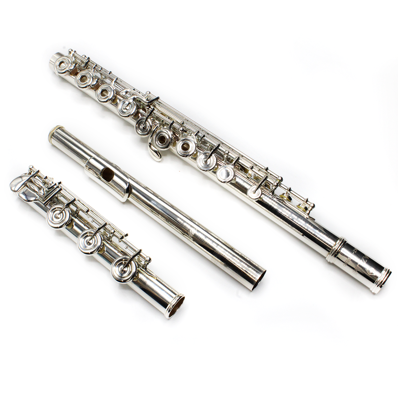 Azumi 3 #XD00441 - Sterling Silver Tubing, Offset G, C# Trill Key, B Footjoint