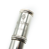 Azumi 1 #XD00568 - Sterling Silver Lip Plate and Riser, Offset G, B Footjoint