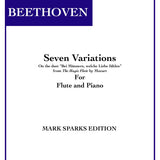 Beethoven: Seven Variations on "Bei Manneren" from "The Magic Flute" (Flute and Piano)