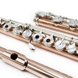 Brannen Custom Flute #2243 - 14K Gold, Inline G, Split E Mechanism, C# Trill Key, D# Roller, B Footjoint, 14K Gold Tone Holes