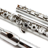 Brannen Custom #8086 - Sterling Silver, Offset G, C# Trill Key, B Footjoint, Heavy Wall, 15/85 Gold/Silver Alloy Lafin Headjoint with 14K Gold Riser and Wings