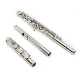 Brannen Custom #8824 - Sterling Silver, Inline G, C# Trill Key, B Footjoint, 14K Gold Riser