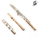 Brannen Brothers "Brögger Flute" in 14K Gold with Silver Keys - New