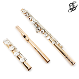 Brannen Brothers "Brögger Flute" in 19.5K Gold with Silver Keys, 14K Tone Holes and Rings - New