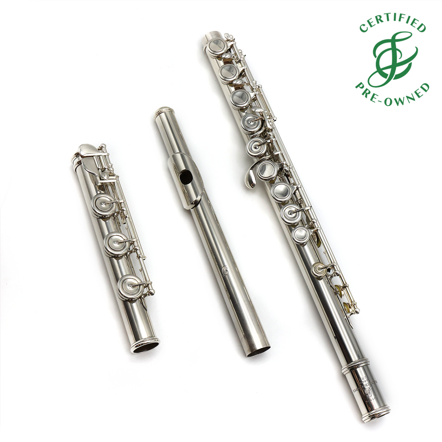 Brannen Custom #242 - Silver flute, offset G, split E mechanism, B footjoint, closed hole keys