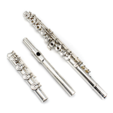 Burkart Professional Flute #10361 - Sterling Silver, Offset G, C# Trill Key, B footjoint, Sheridan Headjoint with Platinum Riser