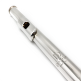 Burkart Headjoint #1329 - Sterling Silver, 14K Gold Riser, M2 Cut