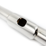 Burkart Headjoint #1329 - Sterling Silver, 14K Gold Riser, M2 Cut