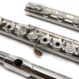 Burkart Elite #57 - Platinum tubing, inline G, C# trill key, B footjoint, 14K gold riser