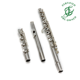 Burkart Elite #57 - Platinum tubing, inline G, C# trill key, B footjoint, 14K gold riser