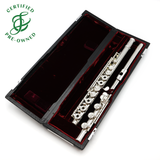 Burkart Elite #57 - Platinum tubing, inline G, C# trill key, B footjoint, 14K gold riser