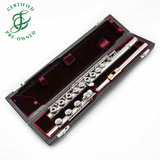 Burkart Elite #105 - Sterling Silver Flute, inline G, C# trill key, B footjoint, 14K gold lip plate and riser