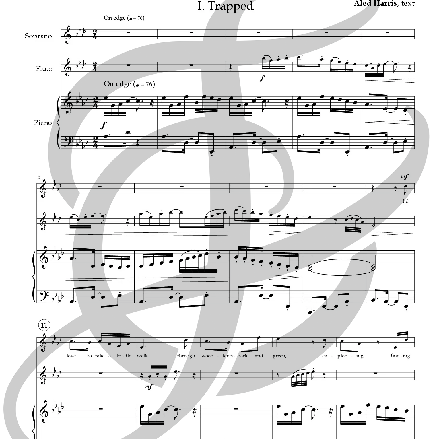 Einblicke in eine bessere Welt (Flöte, Sopran und Klavier)