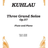 Three Grand Solos, Opus 57 No. 1 (Flute and Piano)