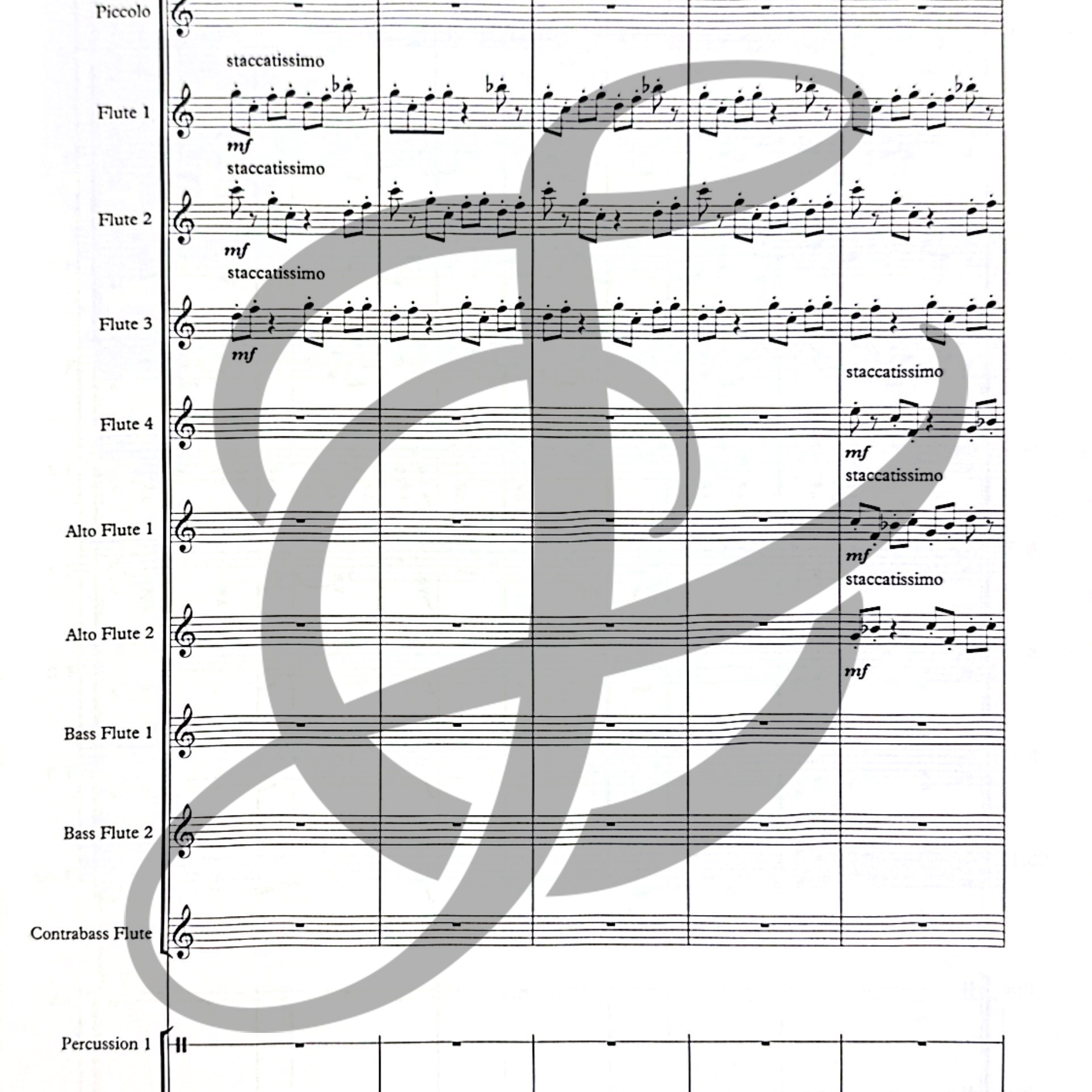 Toccata Etouffee (Flute Choir)